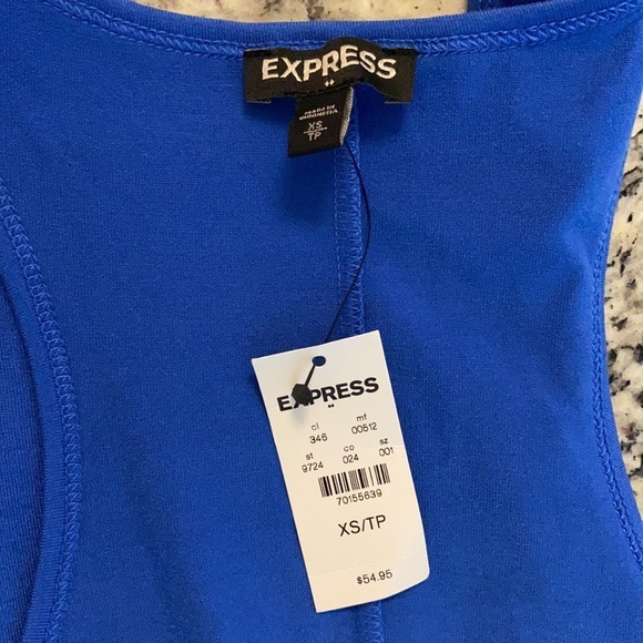 NWT Express multi stripe racerback tank dress - Picture 11 of 11